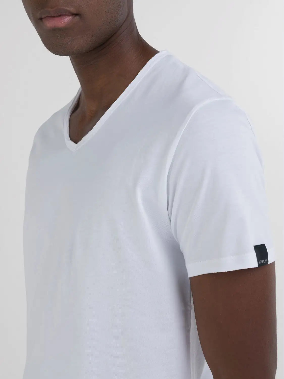 T-shirt bianco Replay