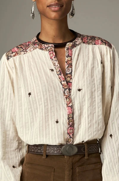 Blouse chantilly marie Maison Hotel ivory