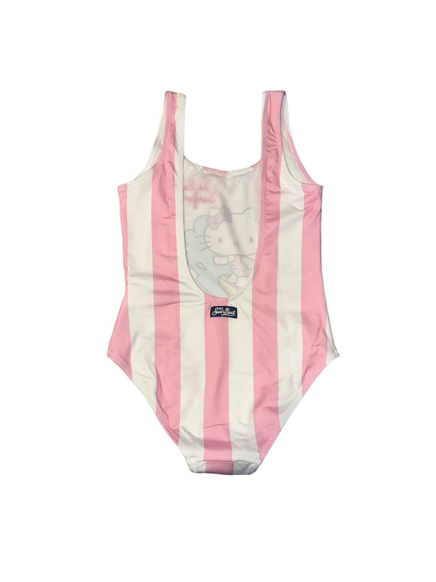 Intero righe rosa hello kitty