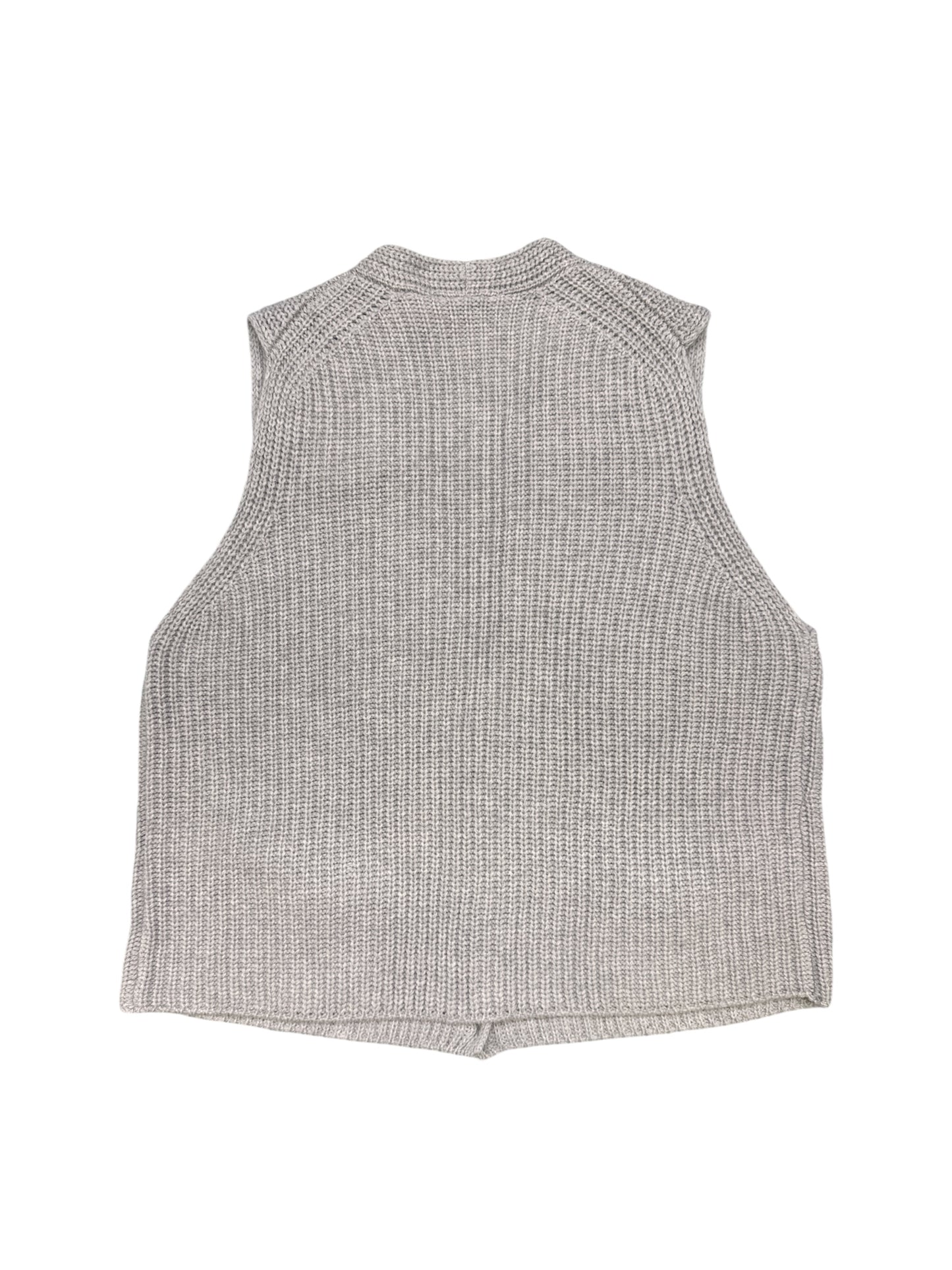 Gilet in maglia grigio