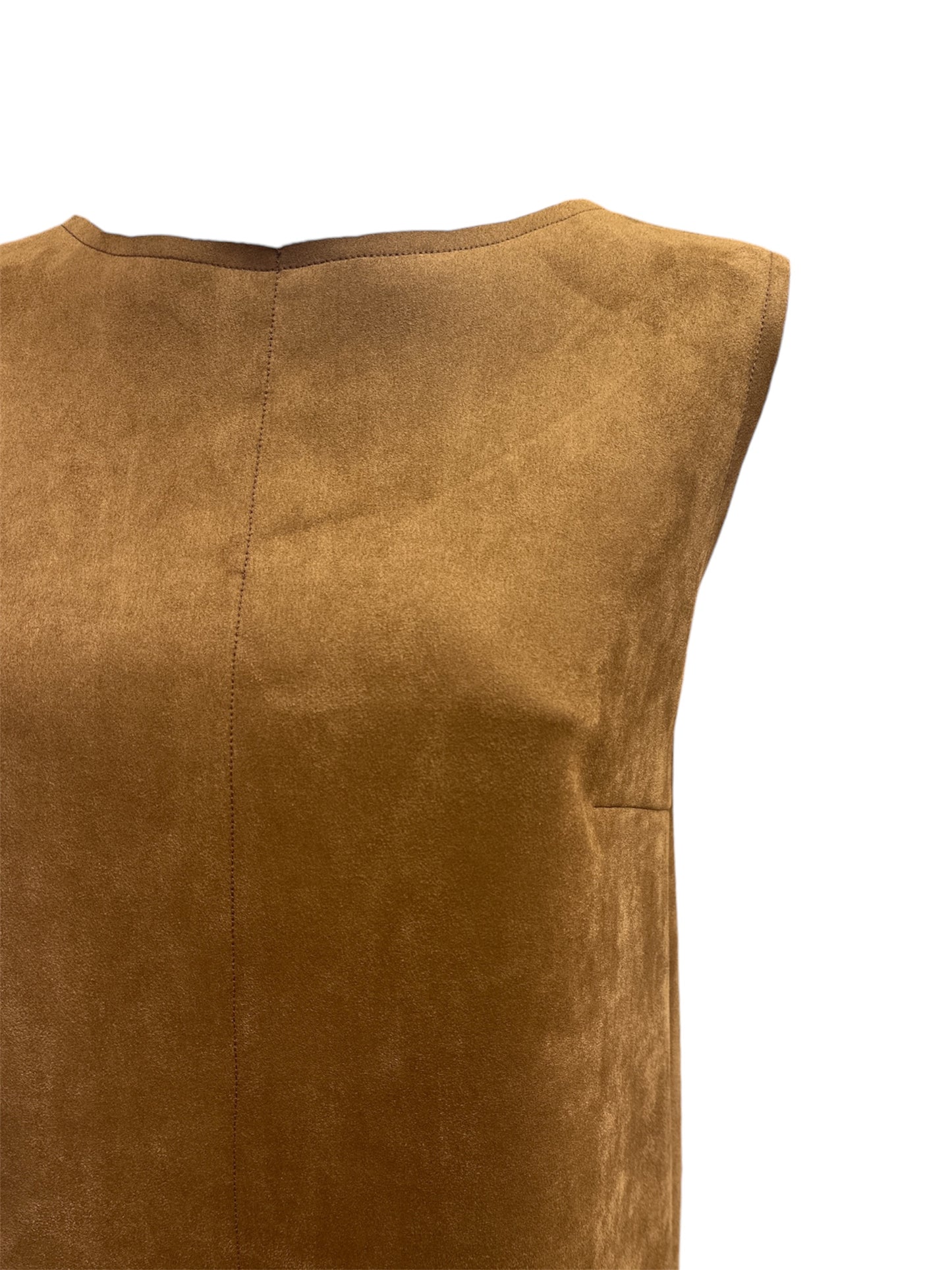 Abito eco-suede cuoio