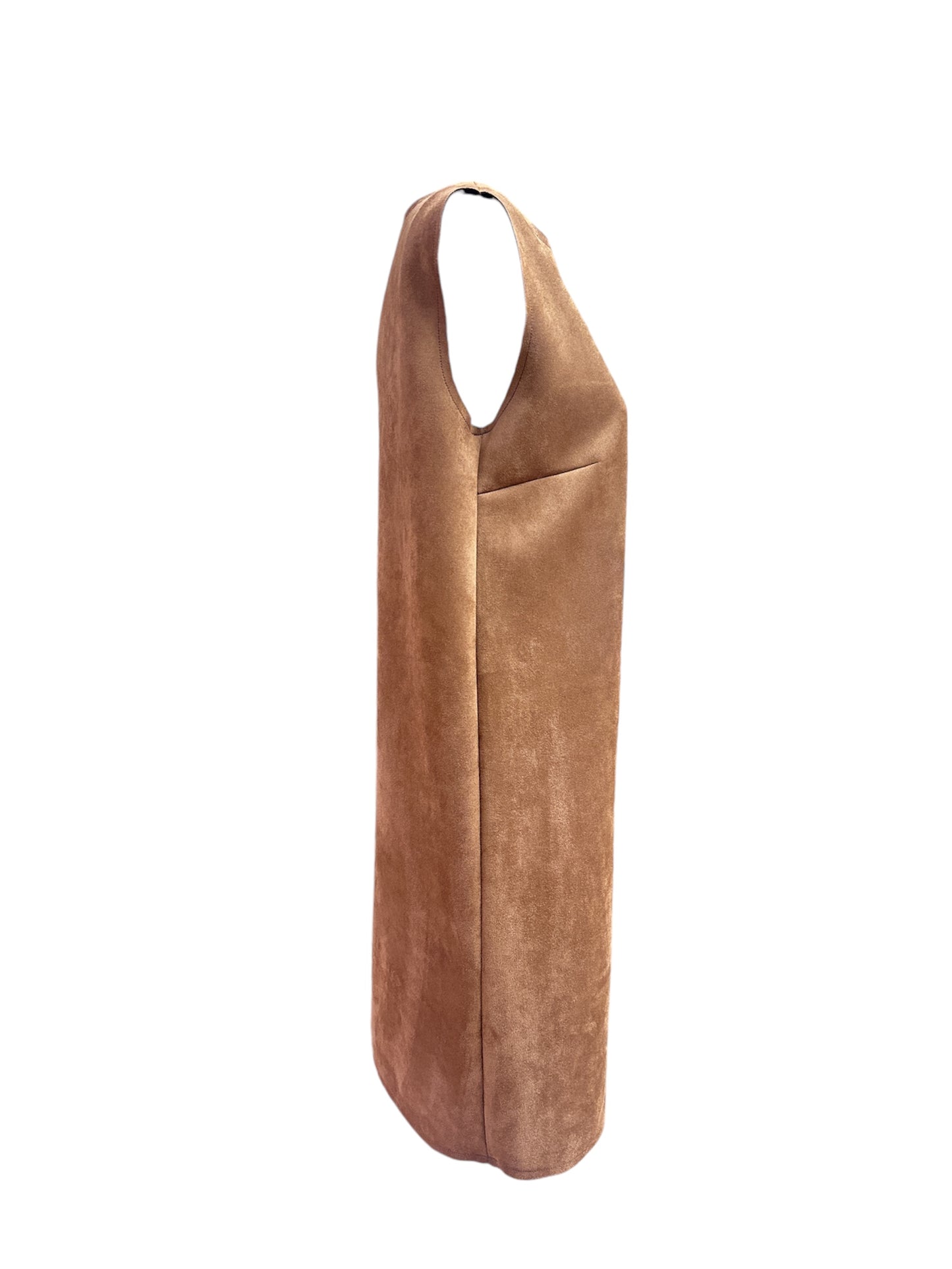Abito eco-suede cuoio