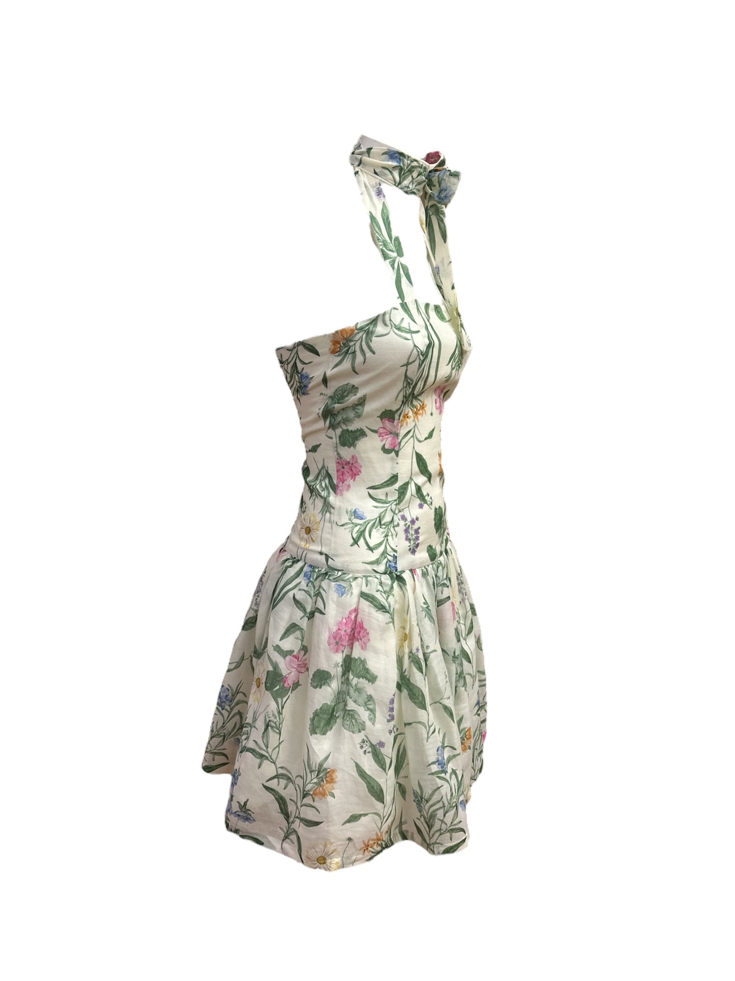 Abito corto floreale Lavi Couture
