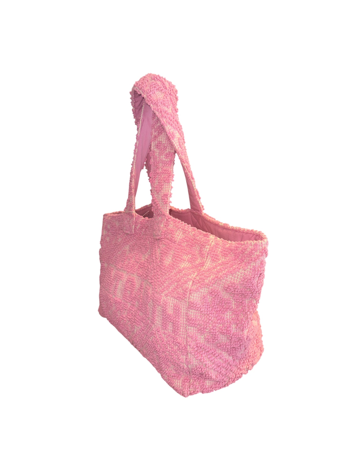 Borsa tuftin ricamata rosa MC2 Saint Barth