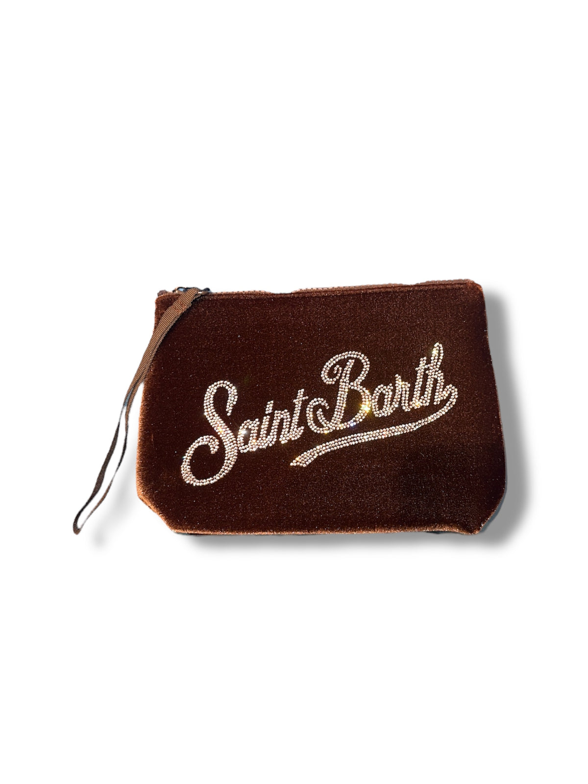 Pochette velvet Aline Saint Barth