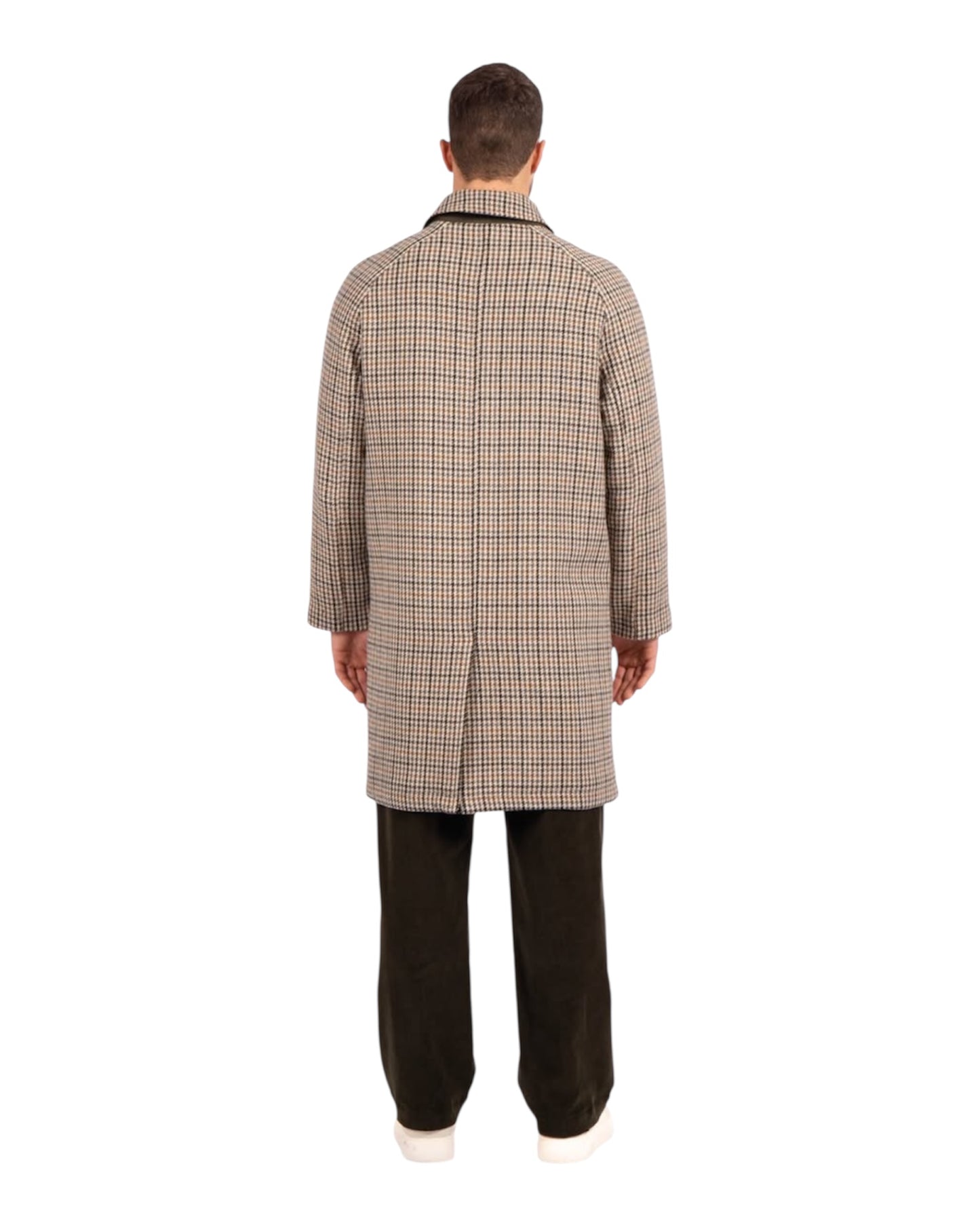 Cappotto in tweed pied de poule
