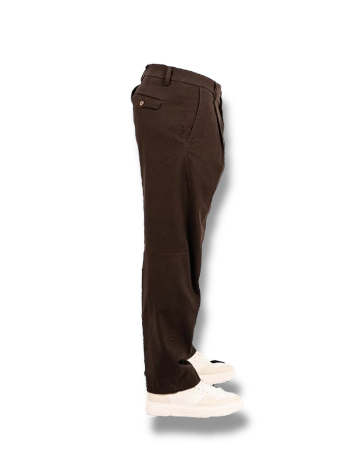 Pantalone relaxed fit marrone