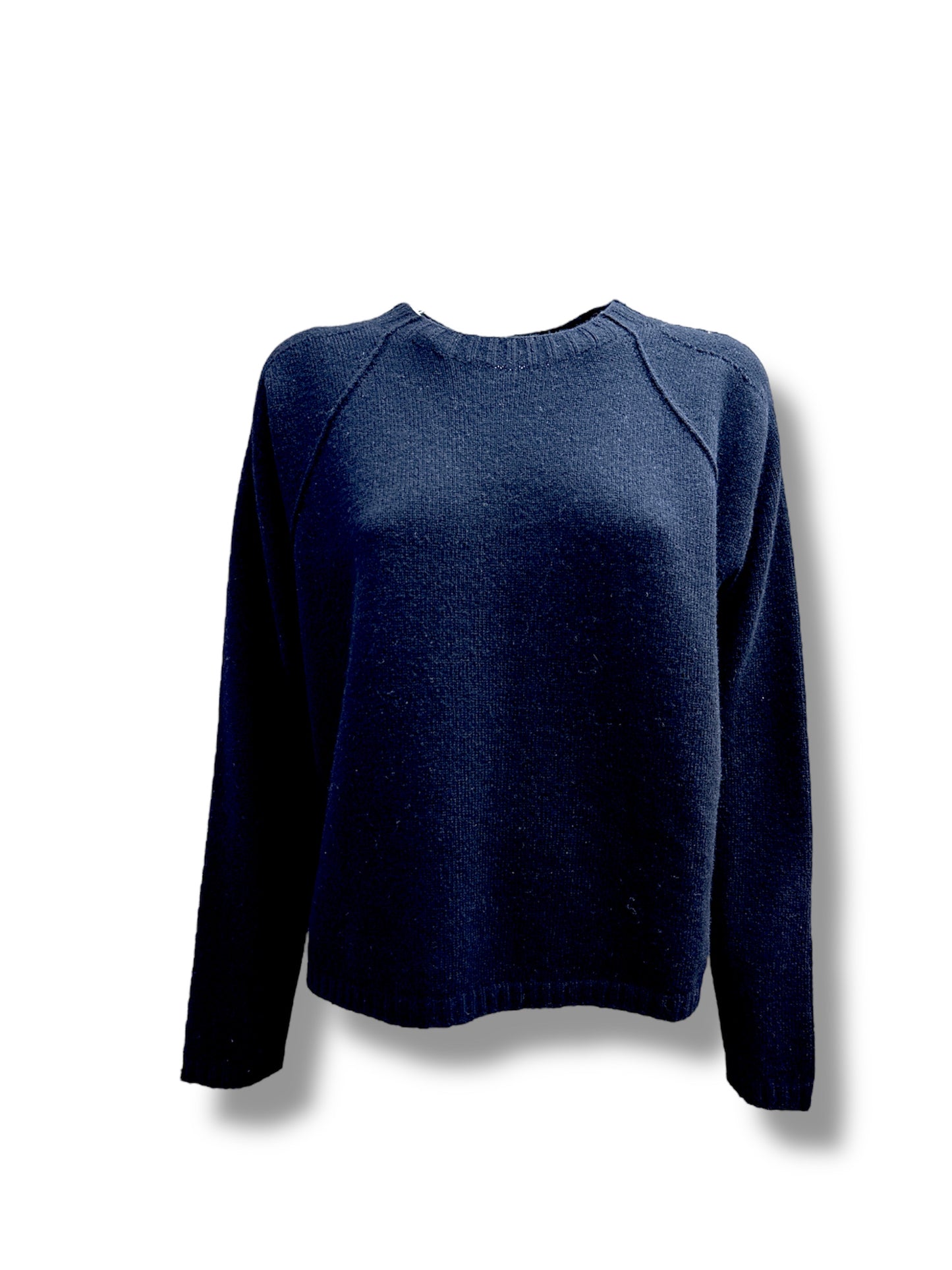 Pull girocollo lana nero