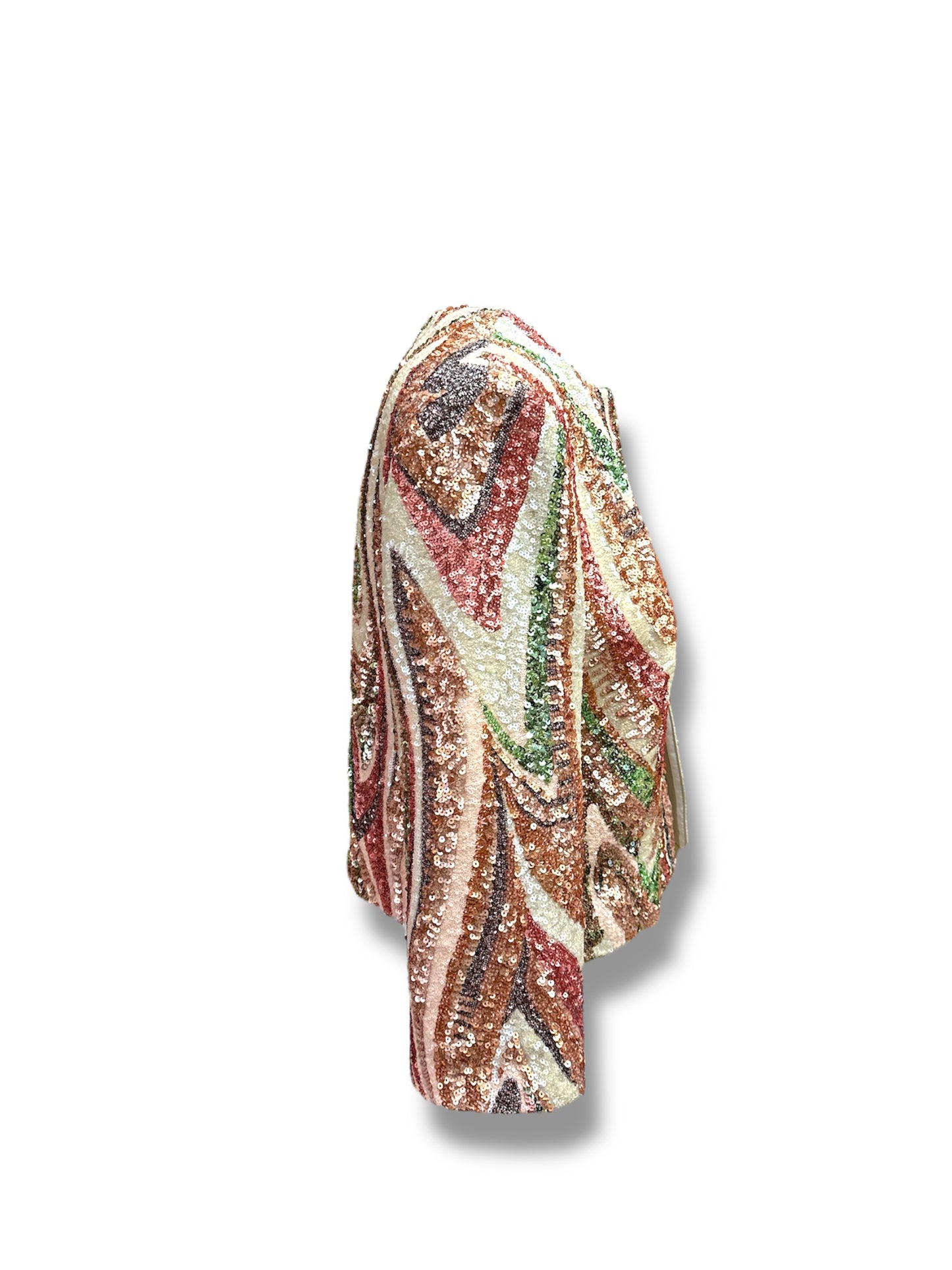 Giacchino in paillettes fiammato