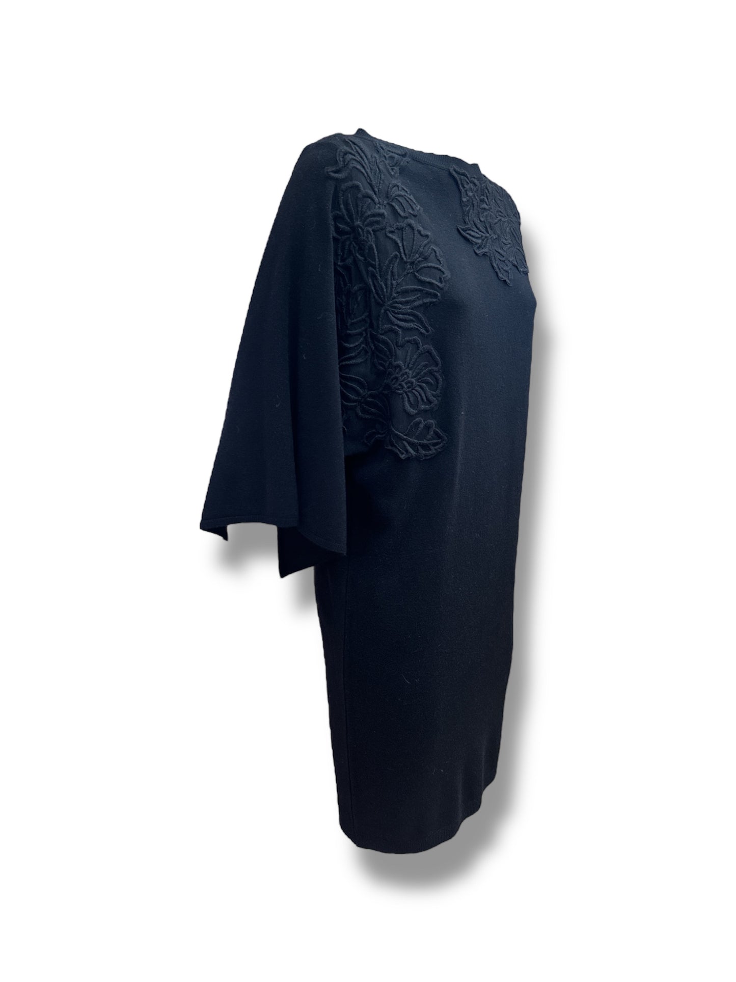 Abito in maglia nero