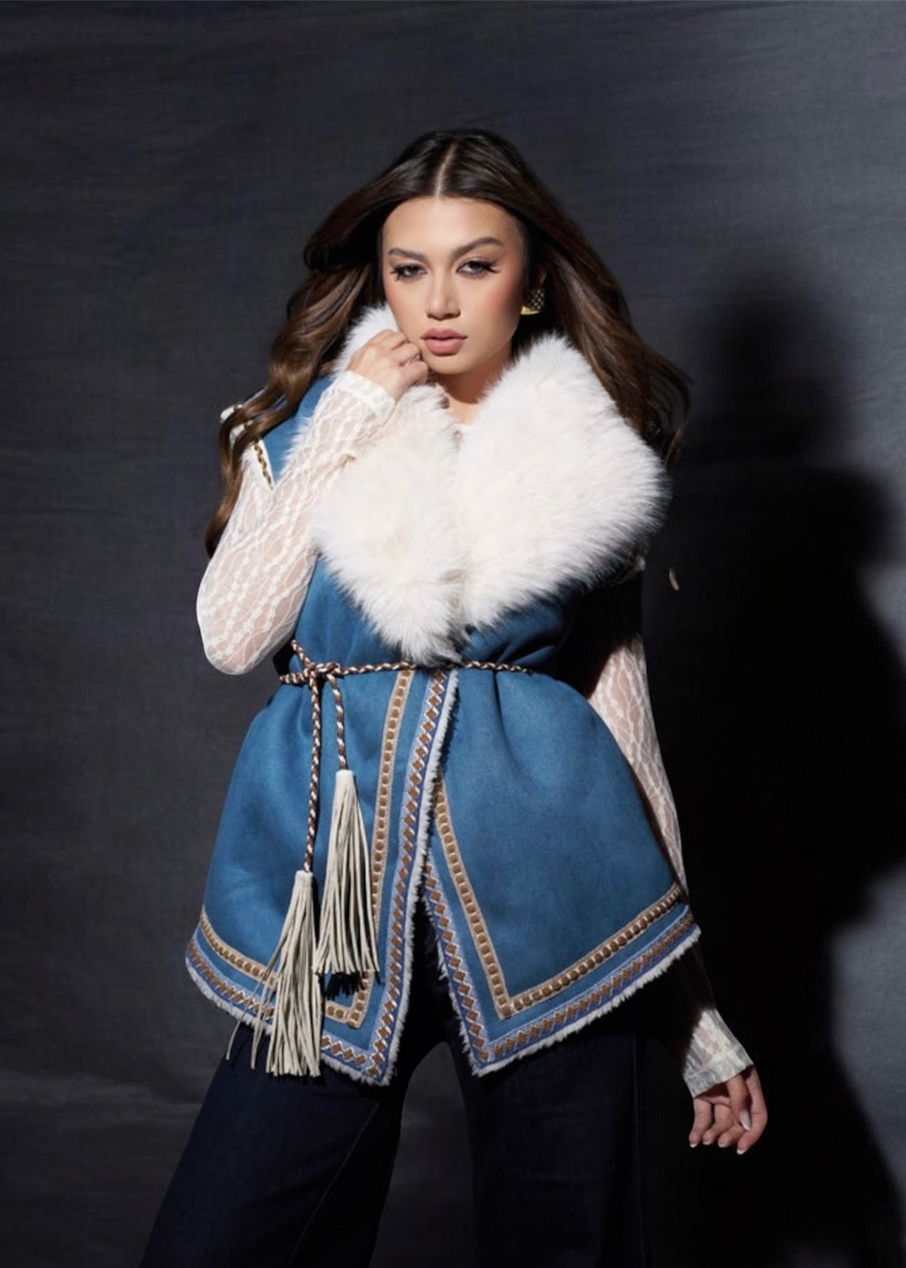 Gilet in eco montone PHO Firenze