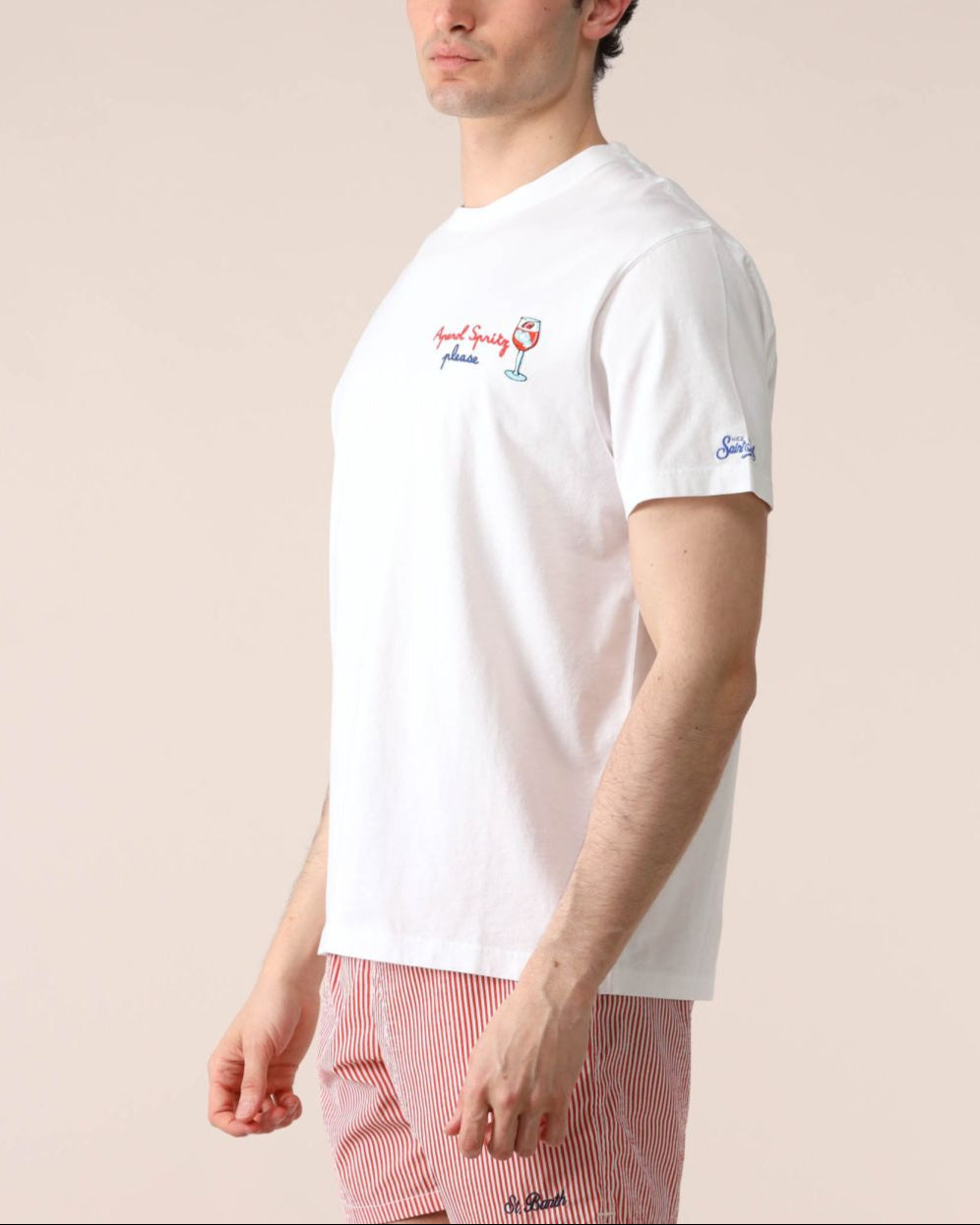 T-shirt uomo ricamo Spritz Please MC2 Saint Barth