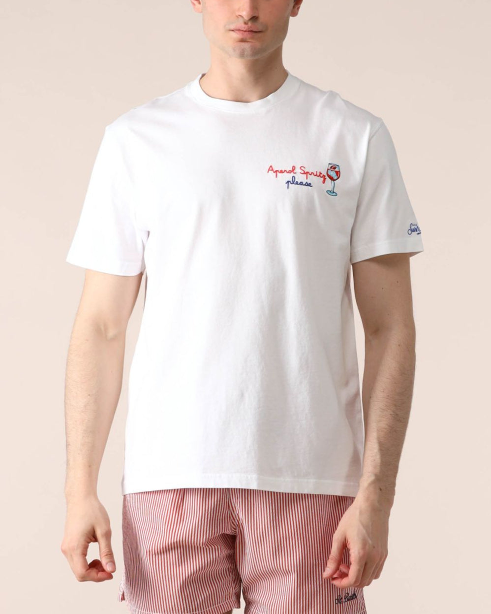 T-shirt uomo ricamo Spritz Please MC2 Saint Barth