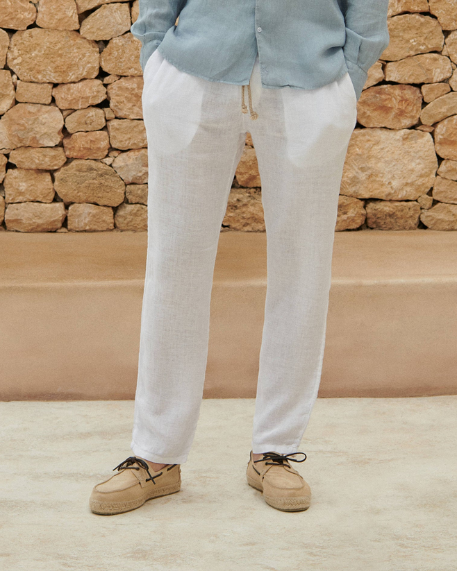 Pantalone di lino Manebi
