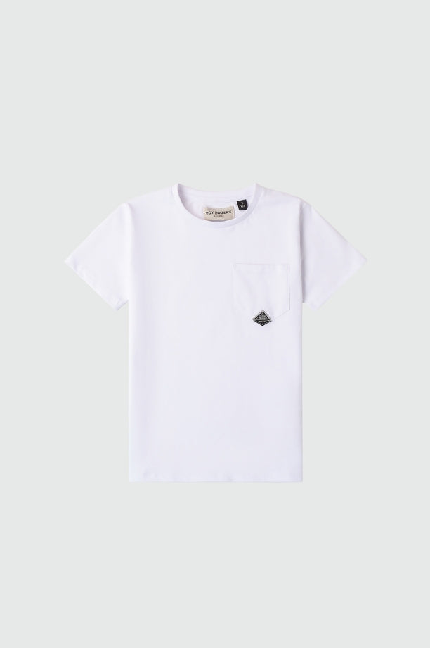 T-shirt bianca Label Roy Rogers