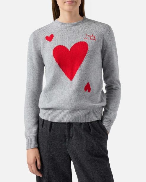 Maglione Lucky in Love Saint Barth