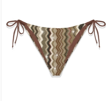 Slip bikini Marielle Chevron MC2 Saint Barth