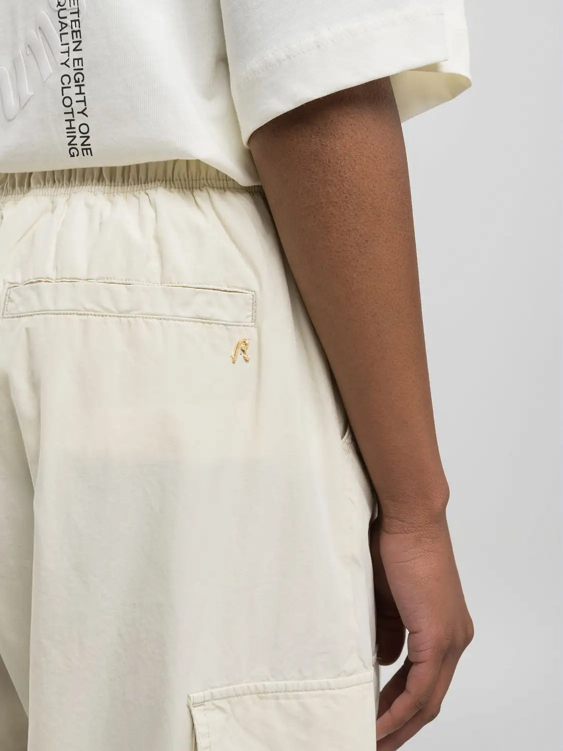Pantalone cargo Replay alabastro