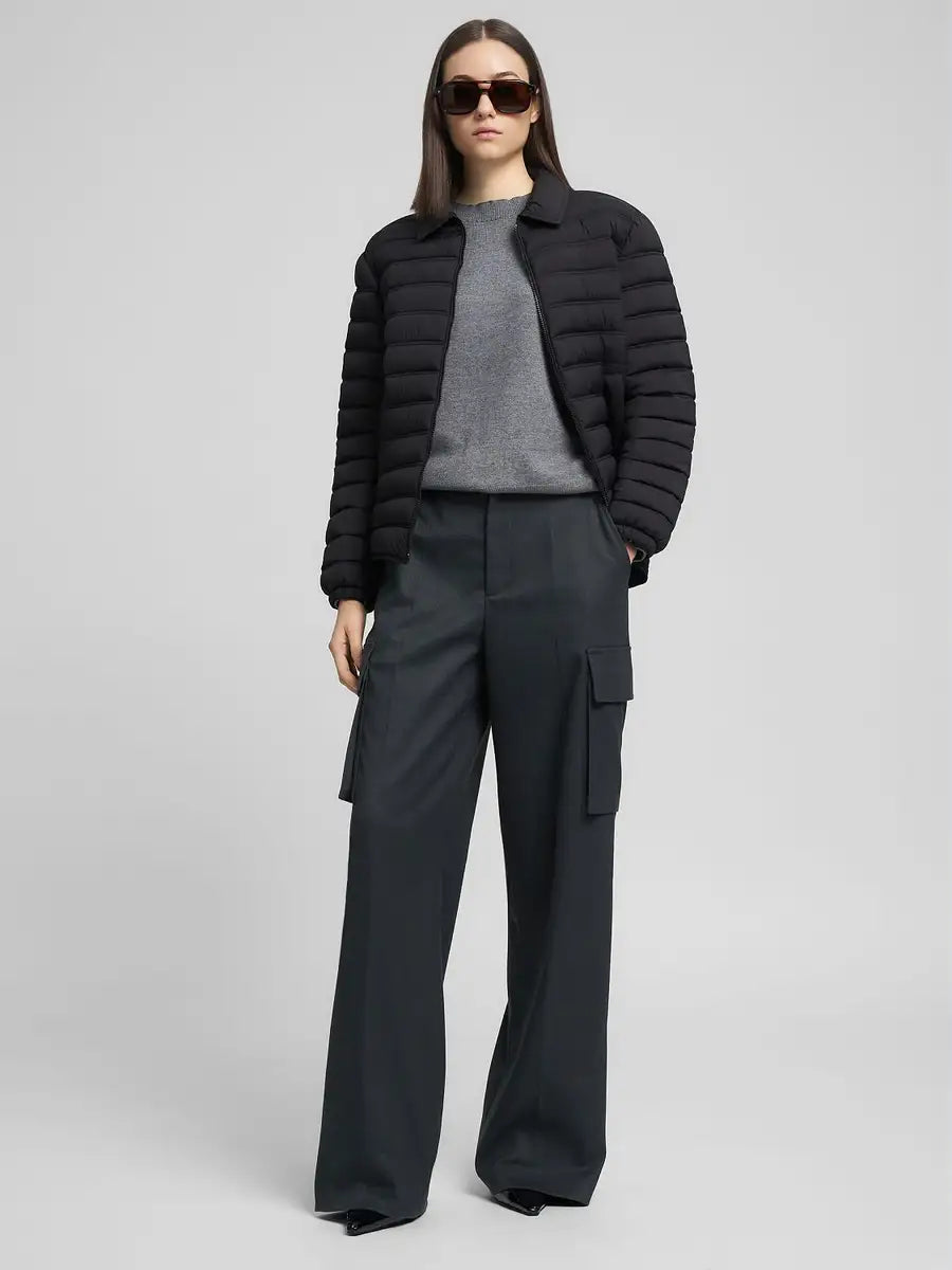 Pantalone wide leg con tasconi Replay