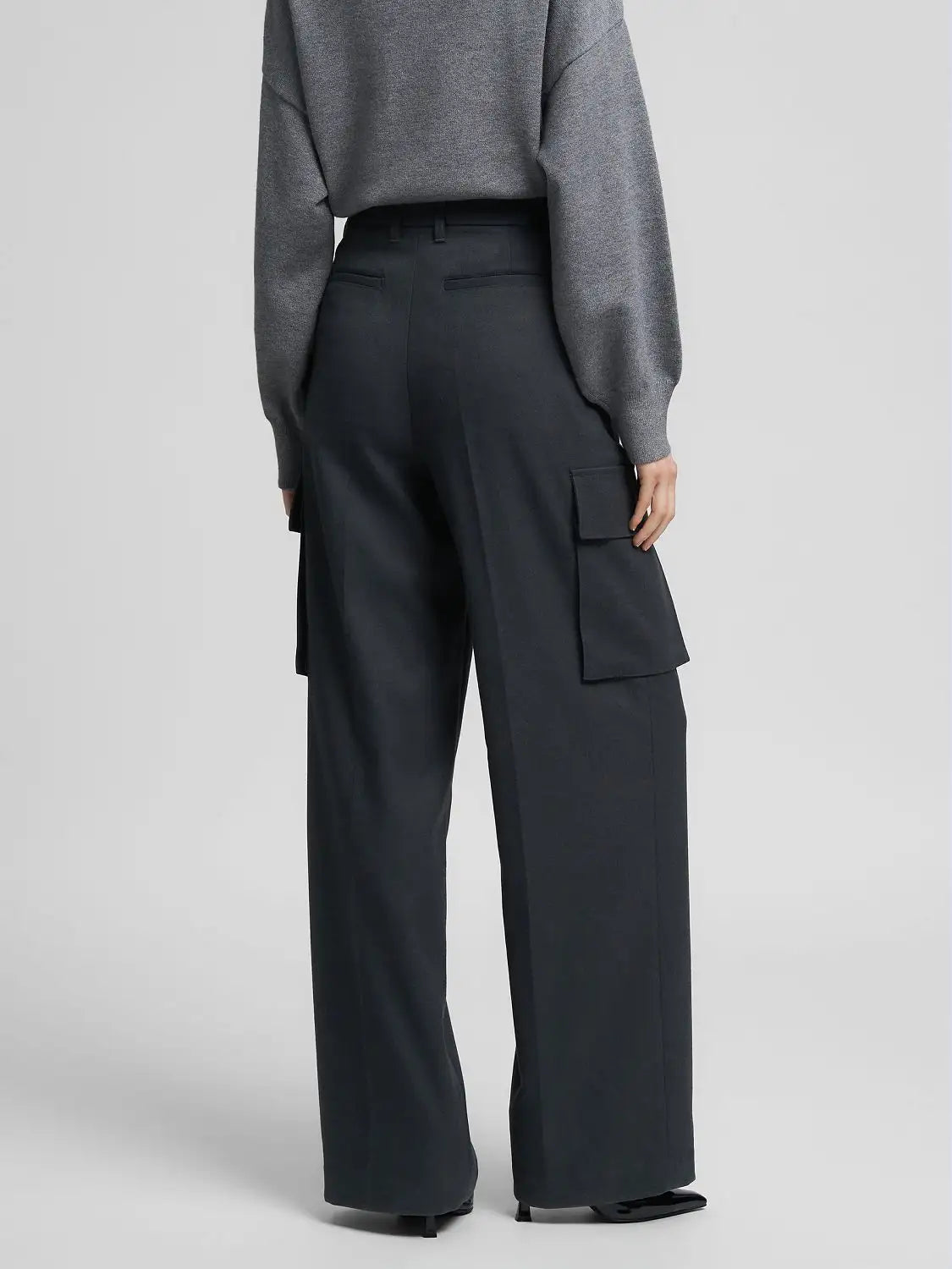 Pantalone wide leg con tasconi Replay