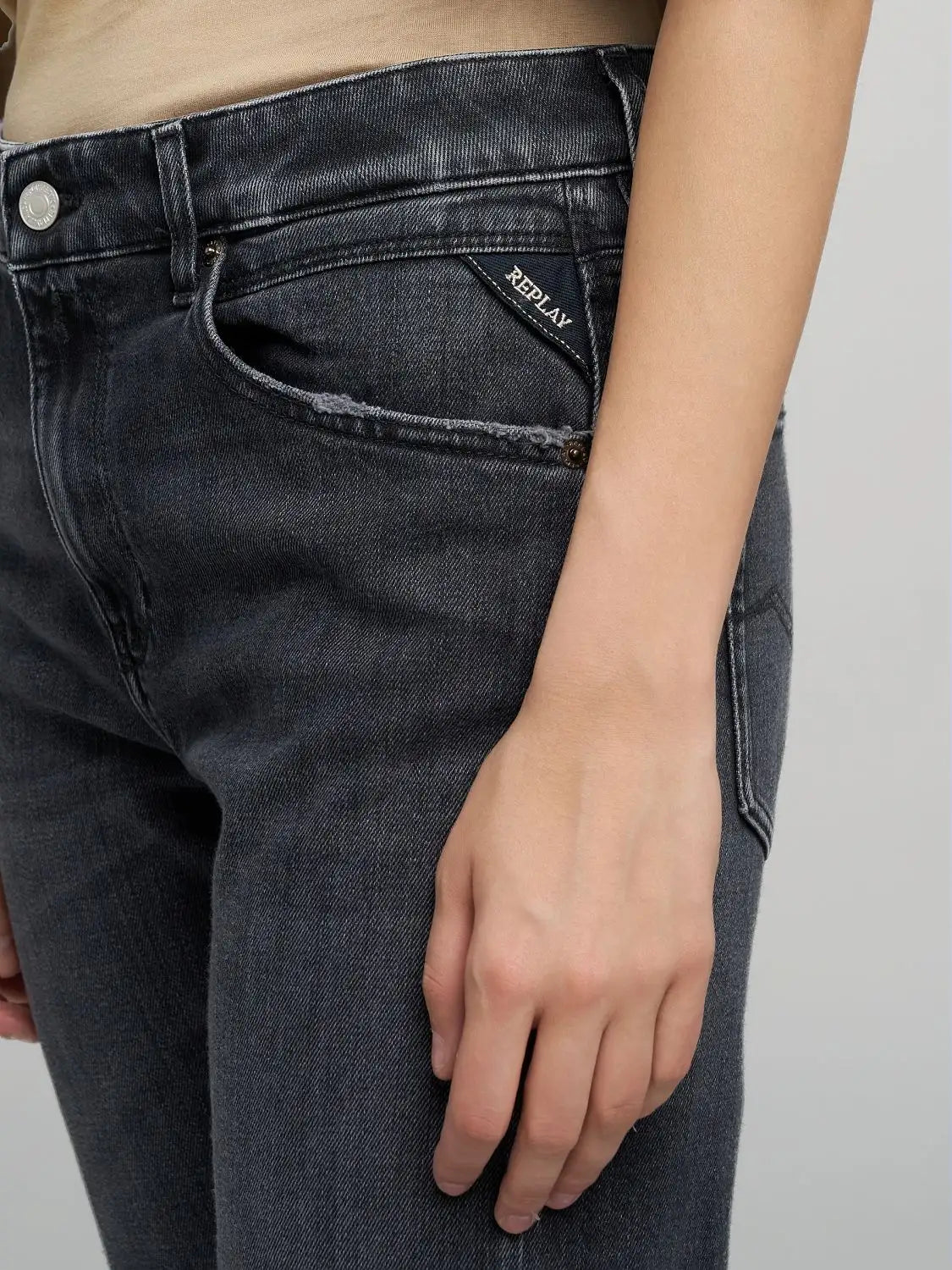 Jeans boyfriend black Replay