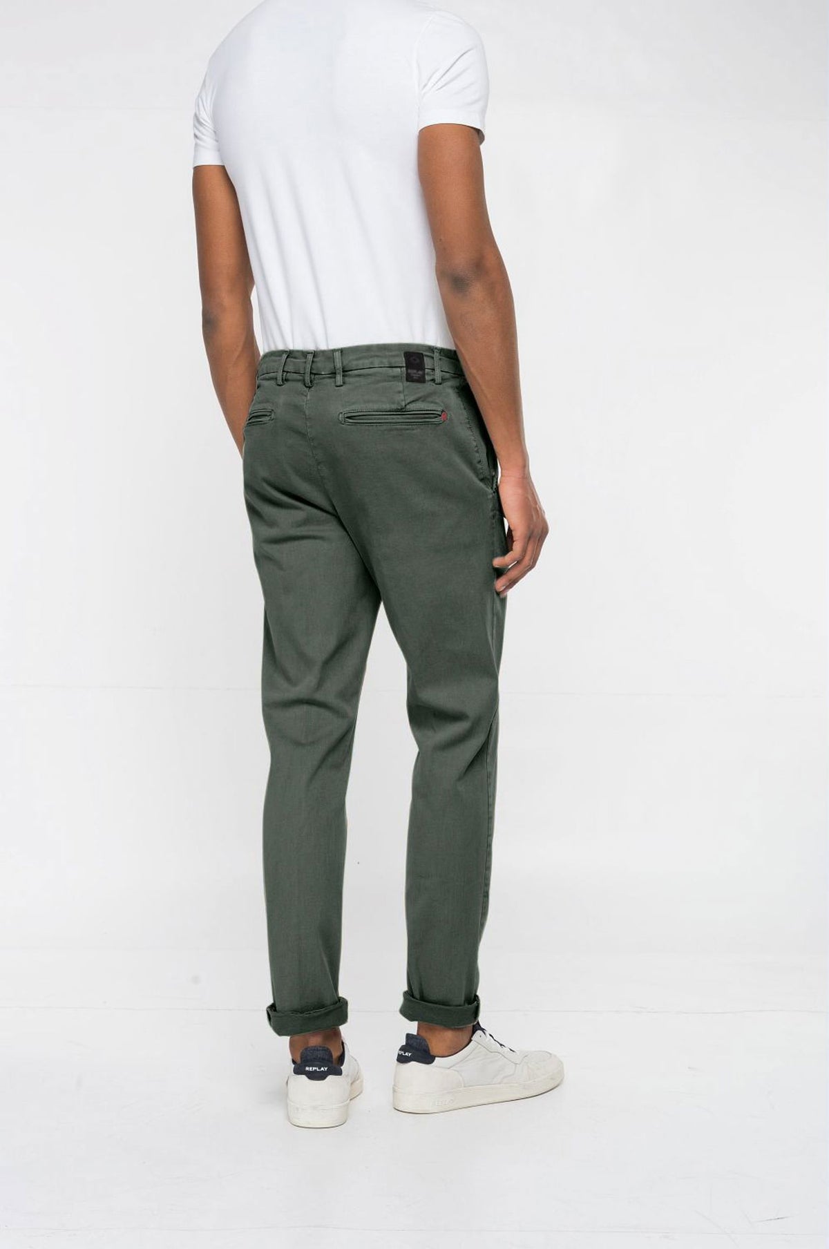 Pantalone chino Benni verde Replay