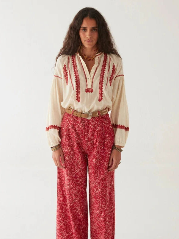 Blusa con ricami Irina