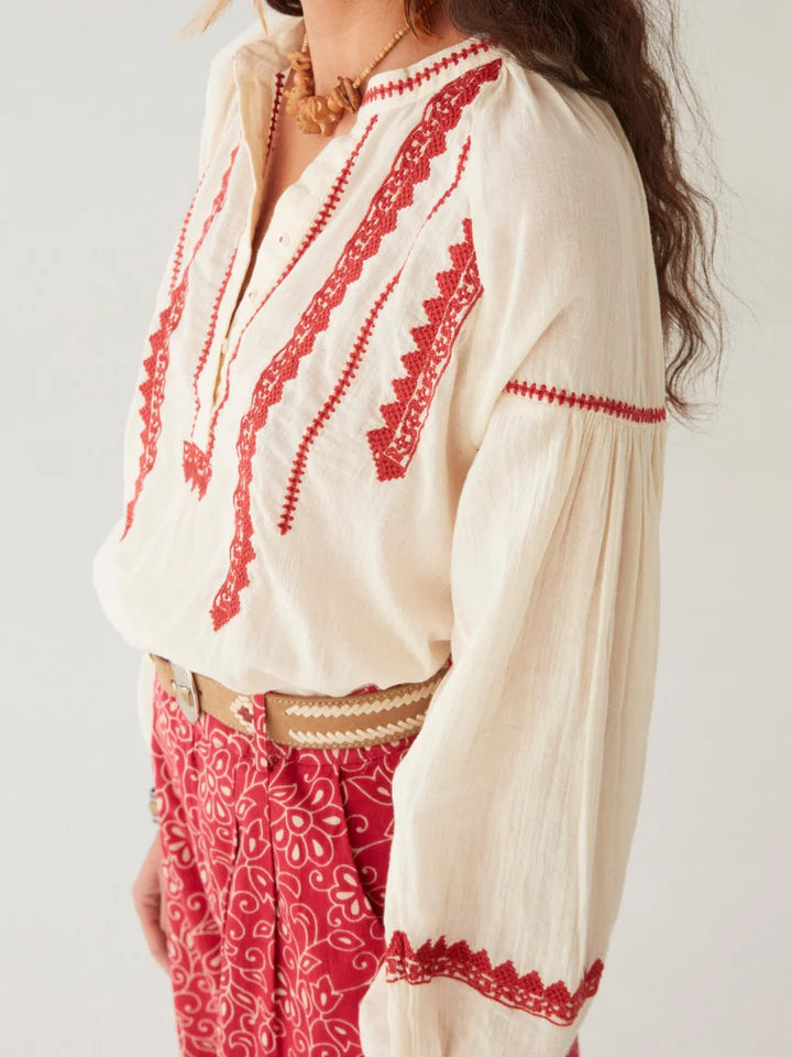 Blusa con ricami Irina