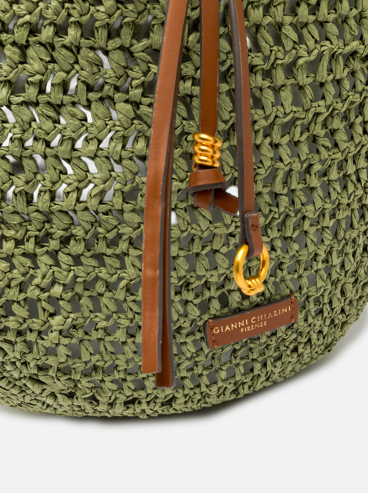 Borsa Nefeli crochet verde