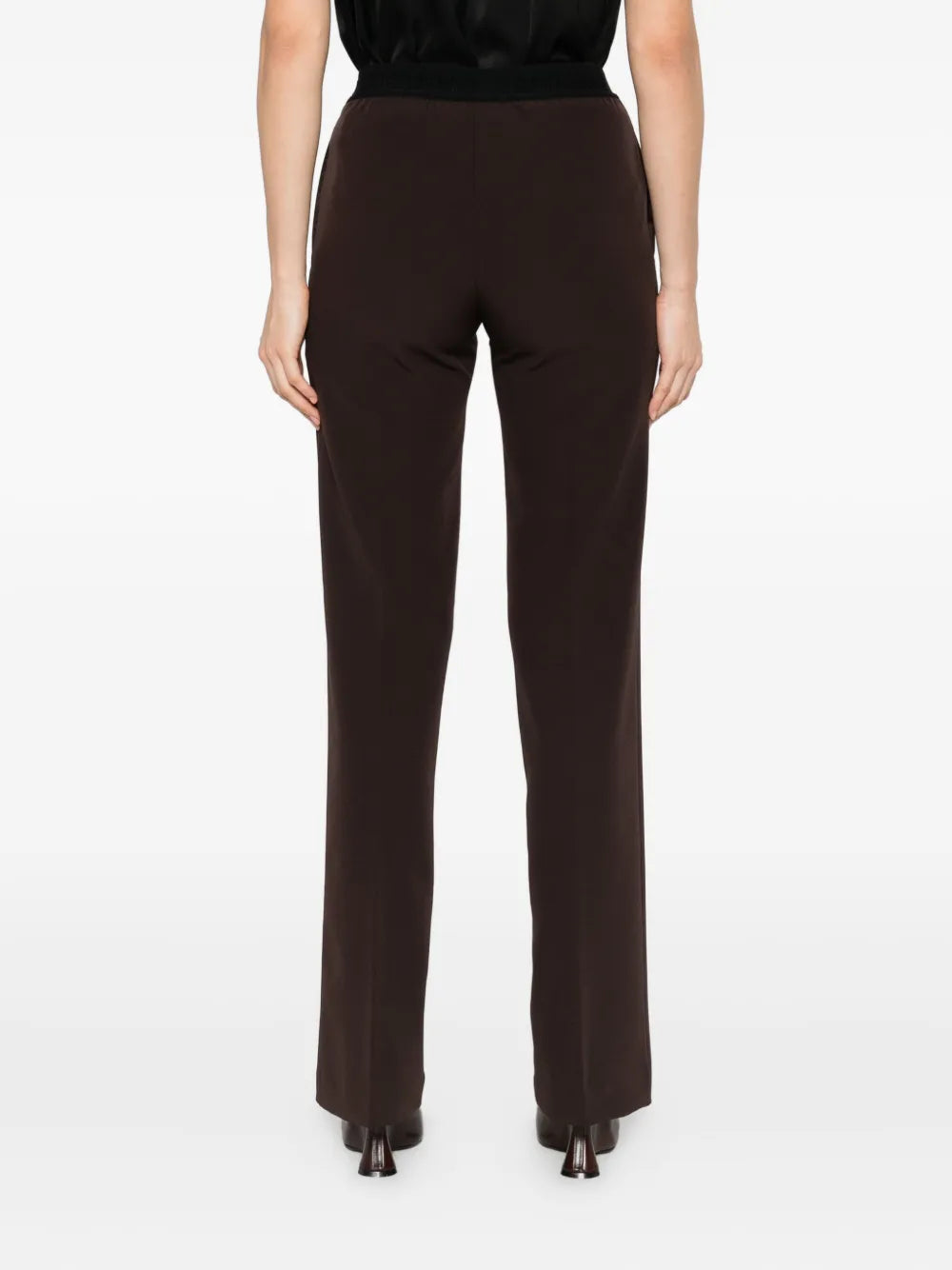 Pantalone dritto marrone Ermanno Firenze