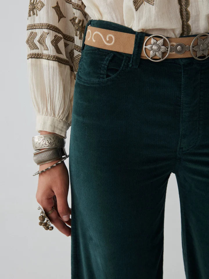 Pantalone velluto bosco