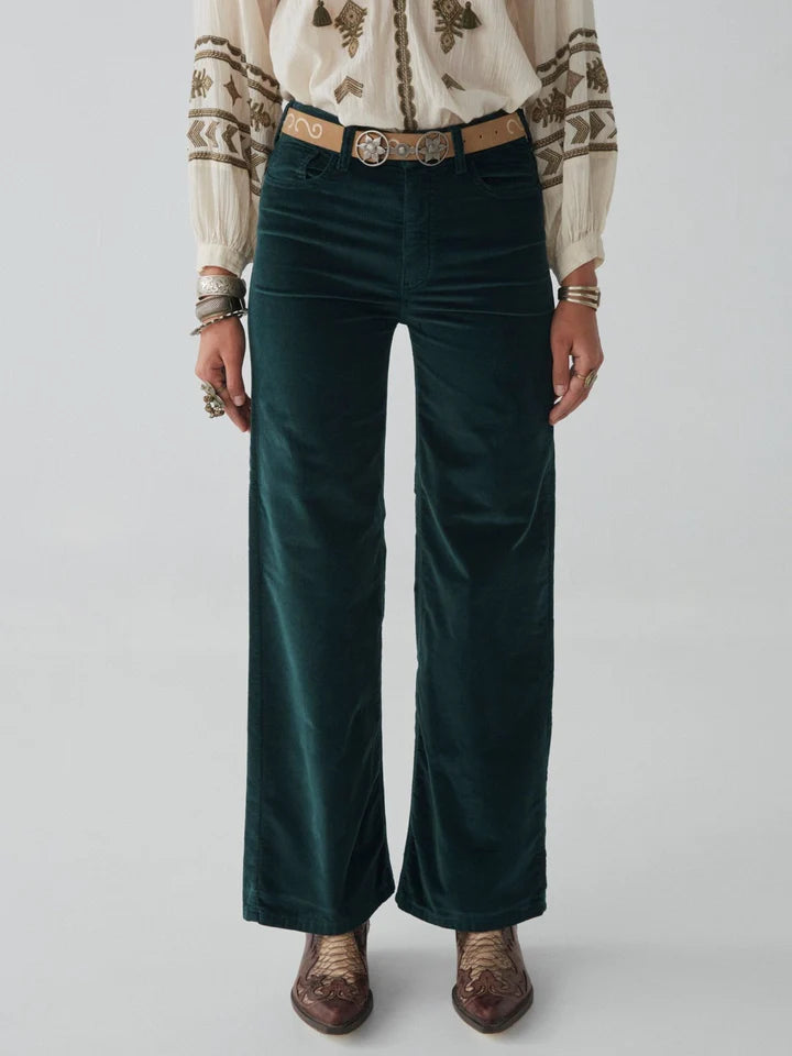 Pantalone velluto bosco