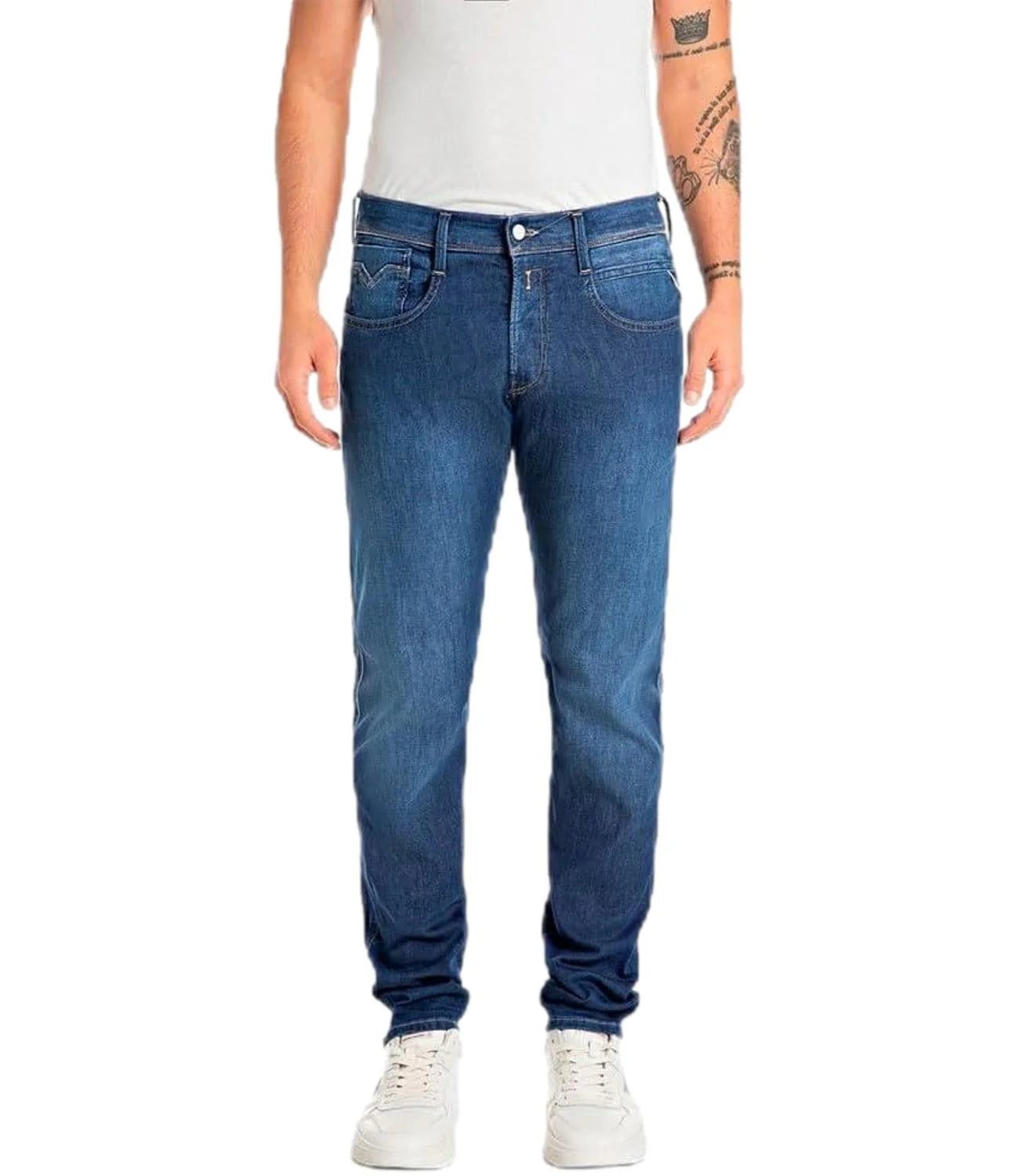 Jeans Replay slim fit dark blue