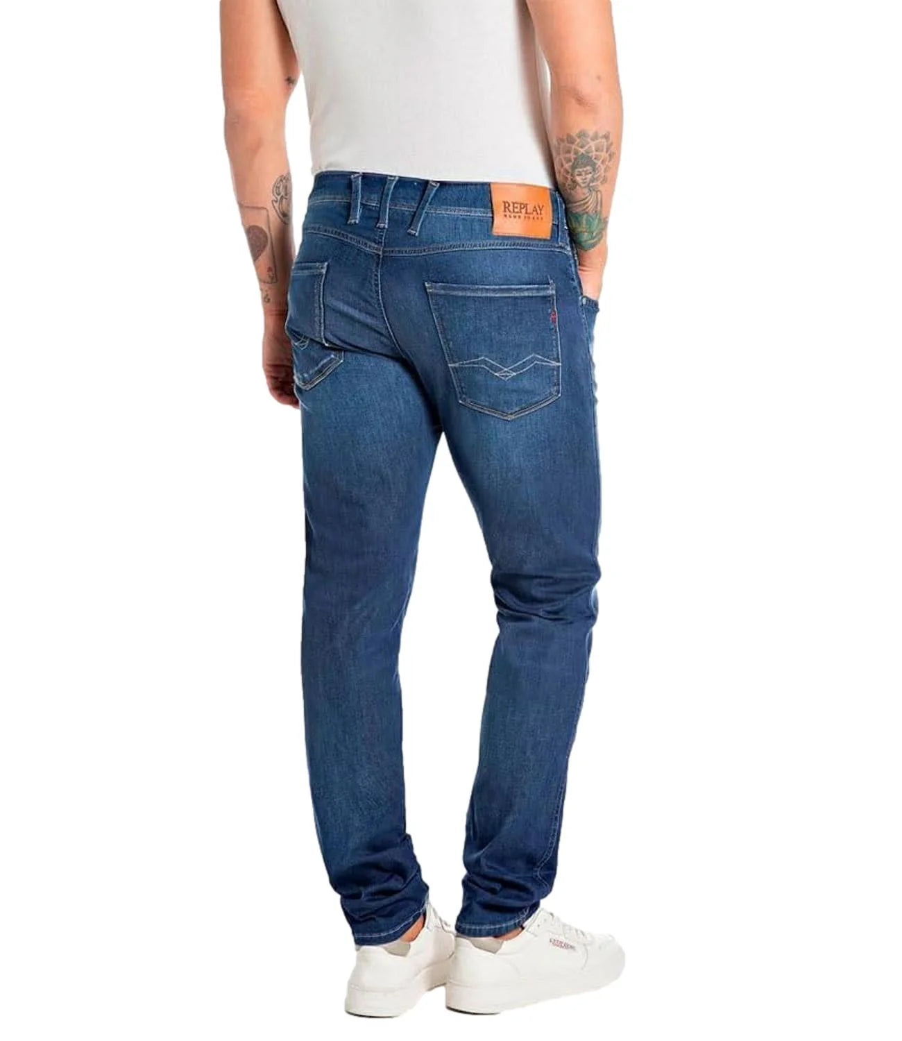 Jeans Replay slim fit dark blue