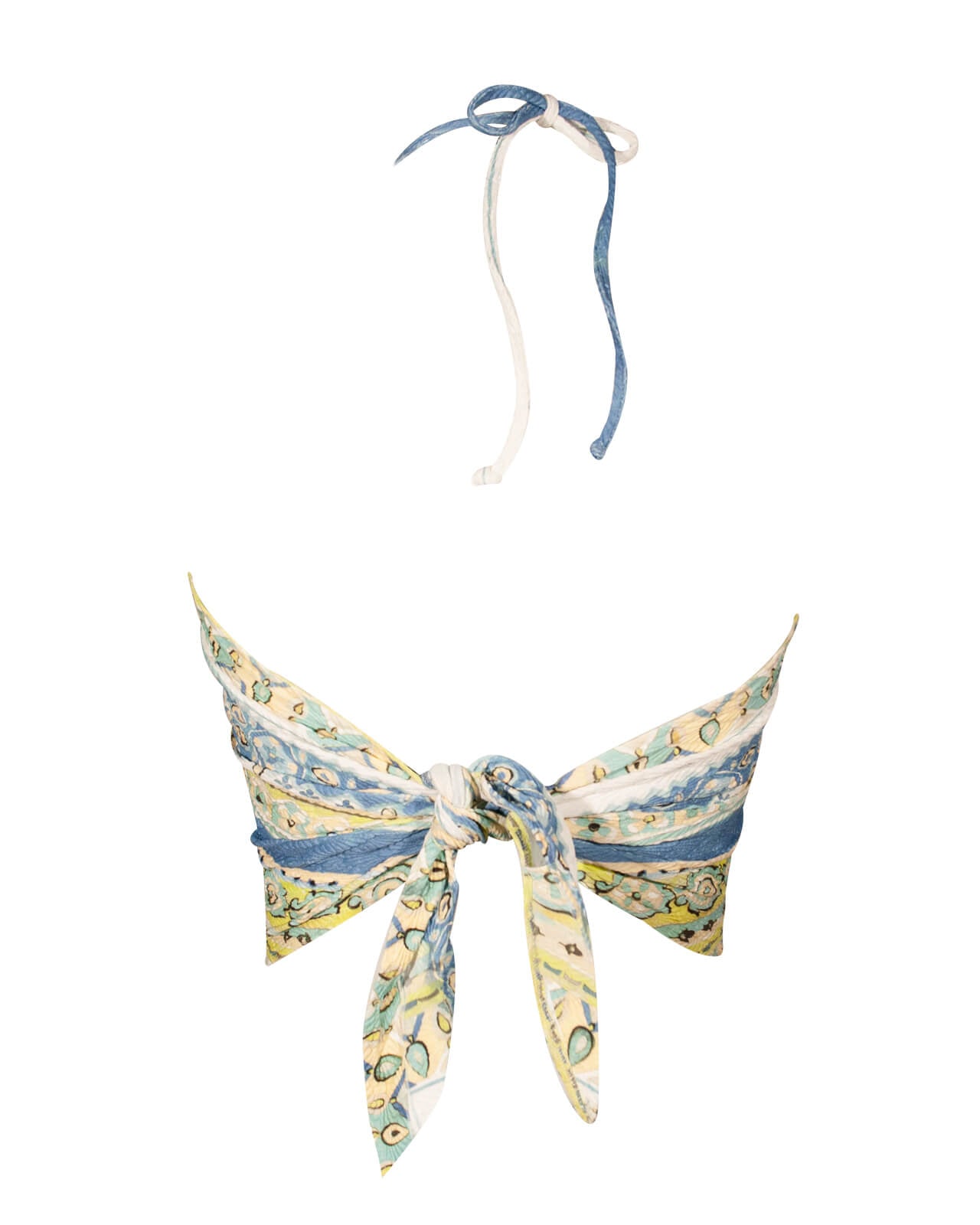 Top Raffaela D'Angelo azzurro/lime