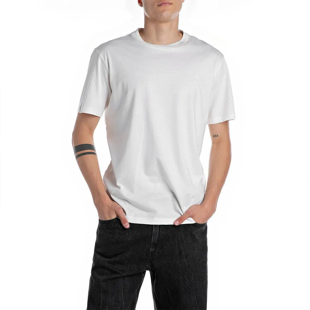 T-shirt bianca basic Replay