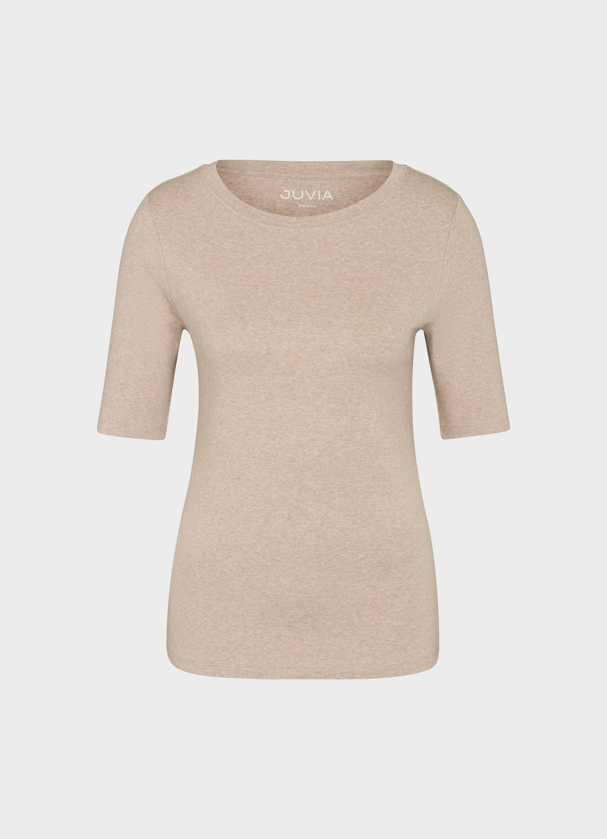 T-shirt taupe melange Juvia
