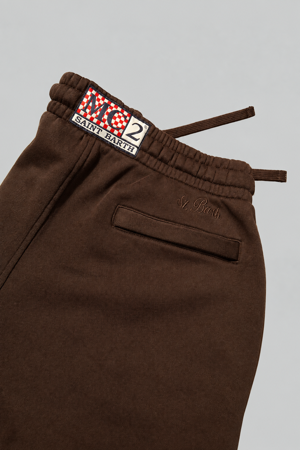 Pantalone felpa marrone Saint Barth