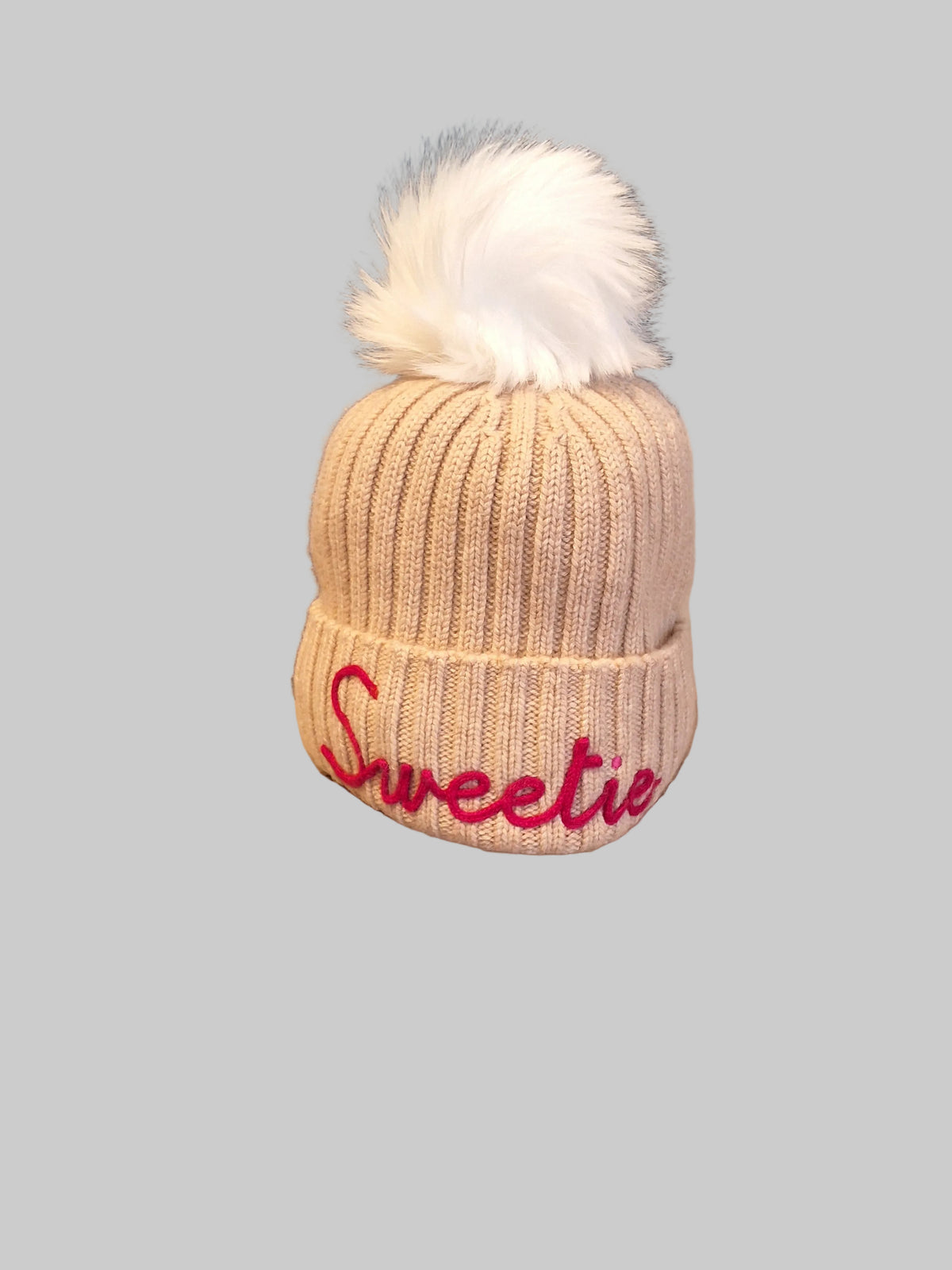 Berretto lana ricamato sweetie Saint Barth