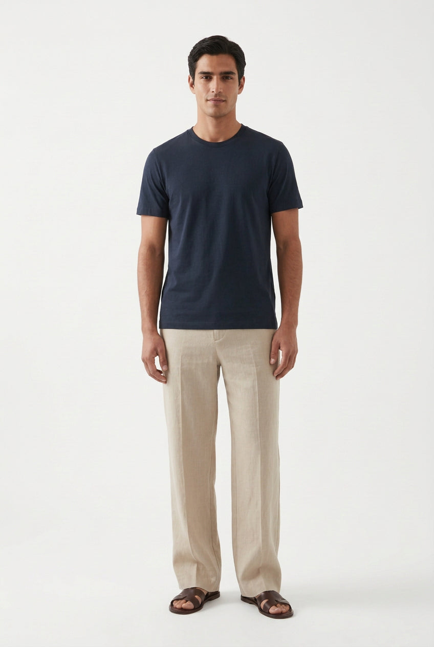 Maglia cotone blu Ammond