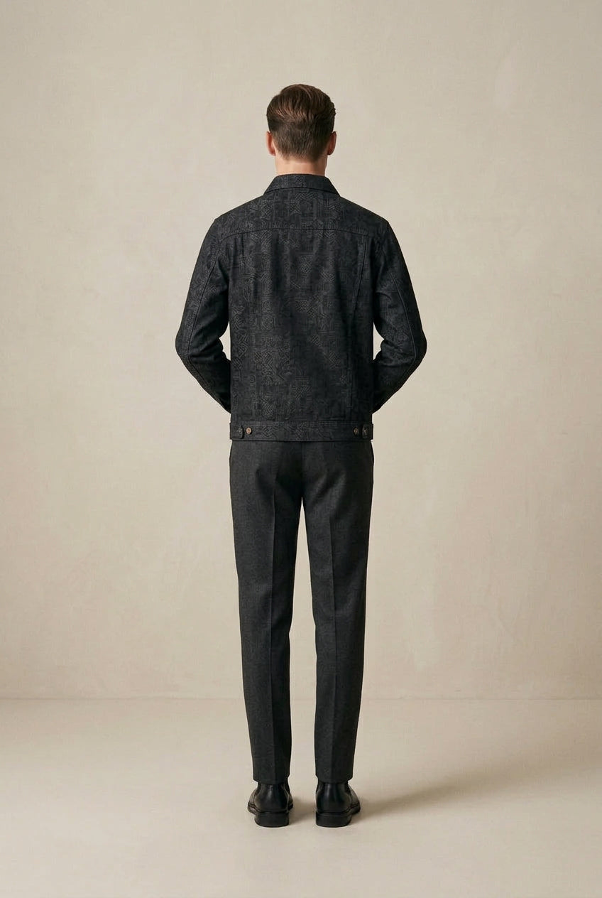 Giacca denim grigia Replay uomo