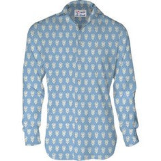 Camicia lino stampata MC2
