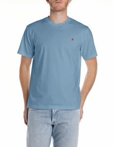 T-shirt denim blue basic Replay