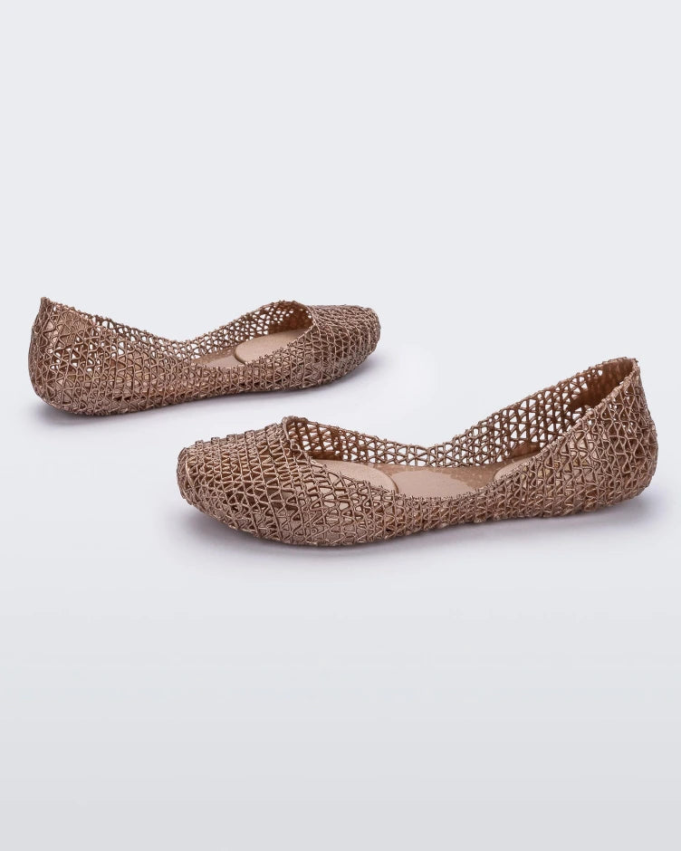MINI MELISSA CAMPANA PAPEL BALLERINA PROFUMATA GLITTER PINK