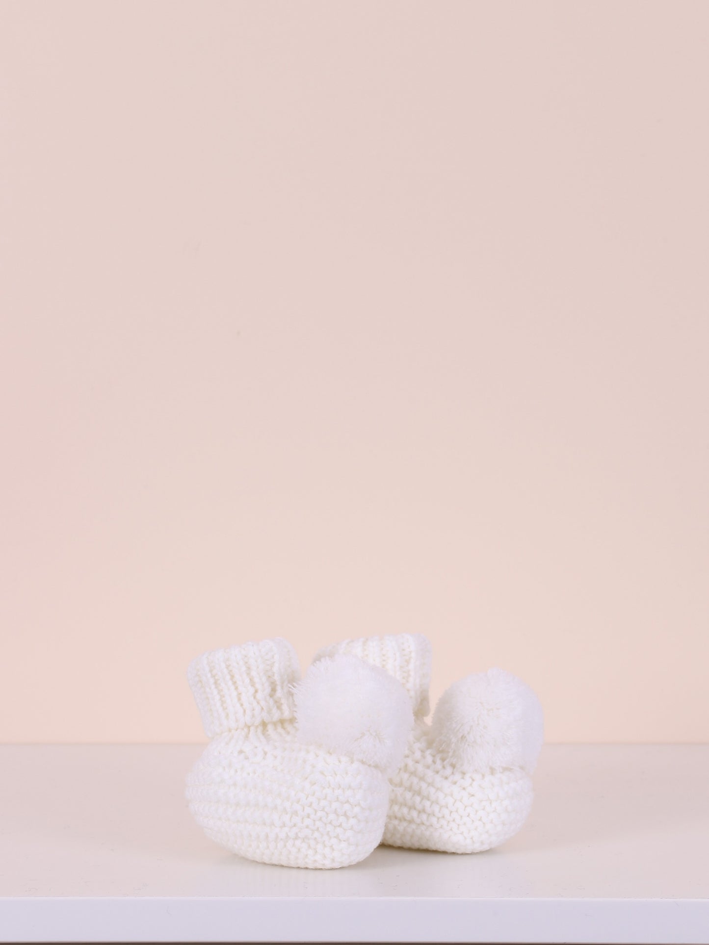 SCARPETTA BIANCO LANA