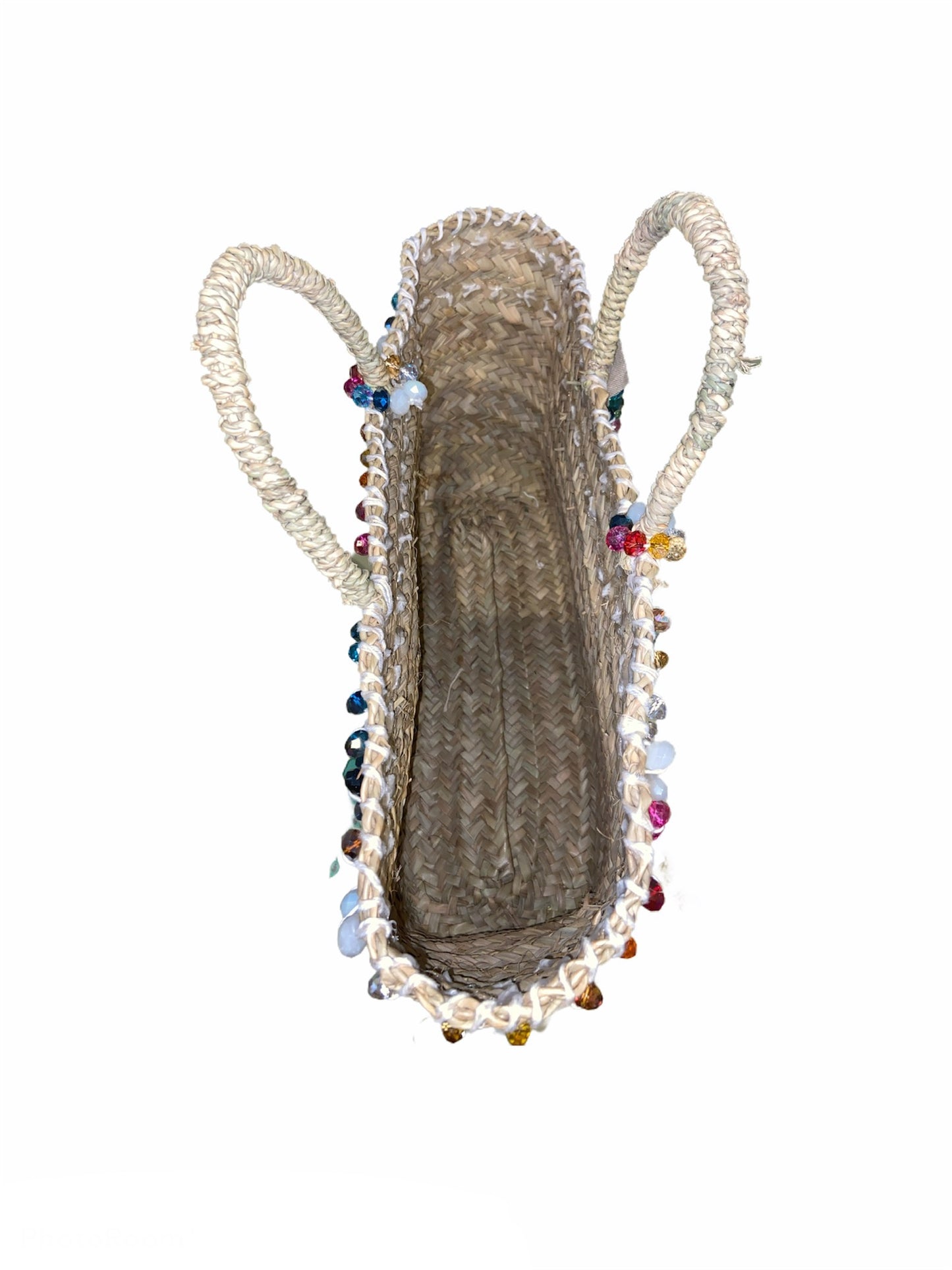 BORSA SHOPPER MEDIA PIETRE MULTICOLOR