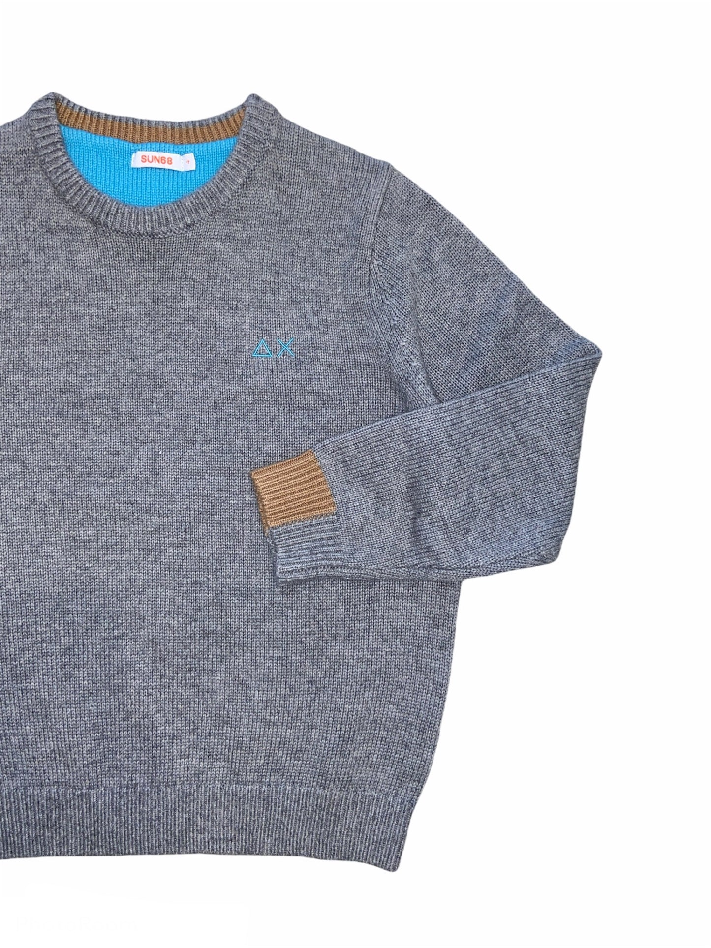 MAGLIONE GIROCOLLO GRIGIO