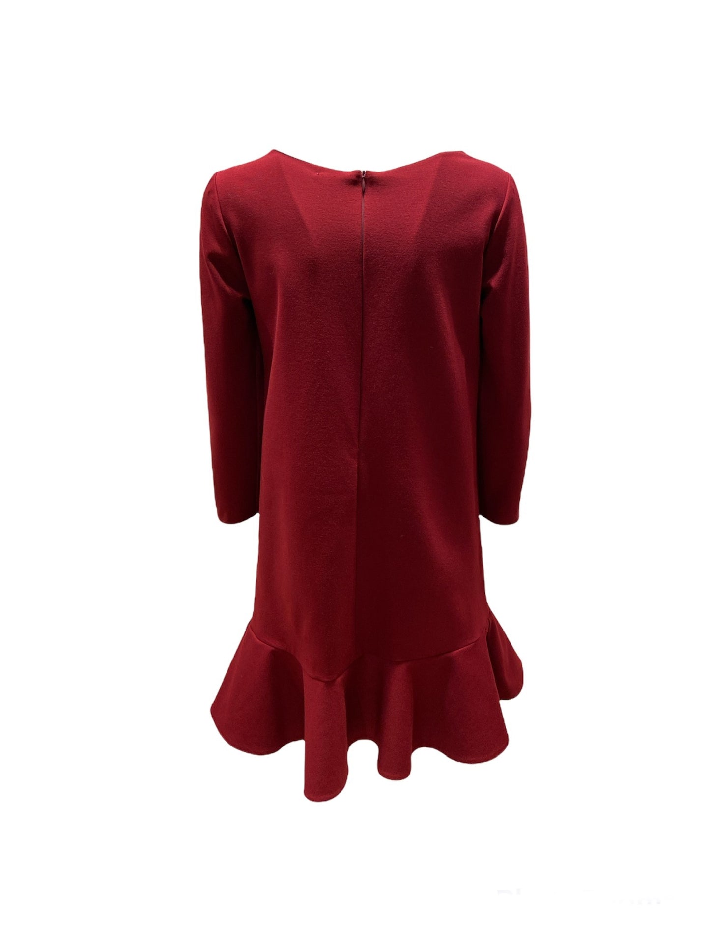 VESTITO BURGUNDY JERSEY