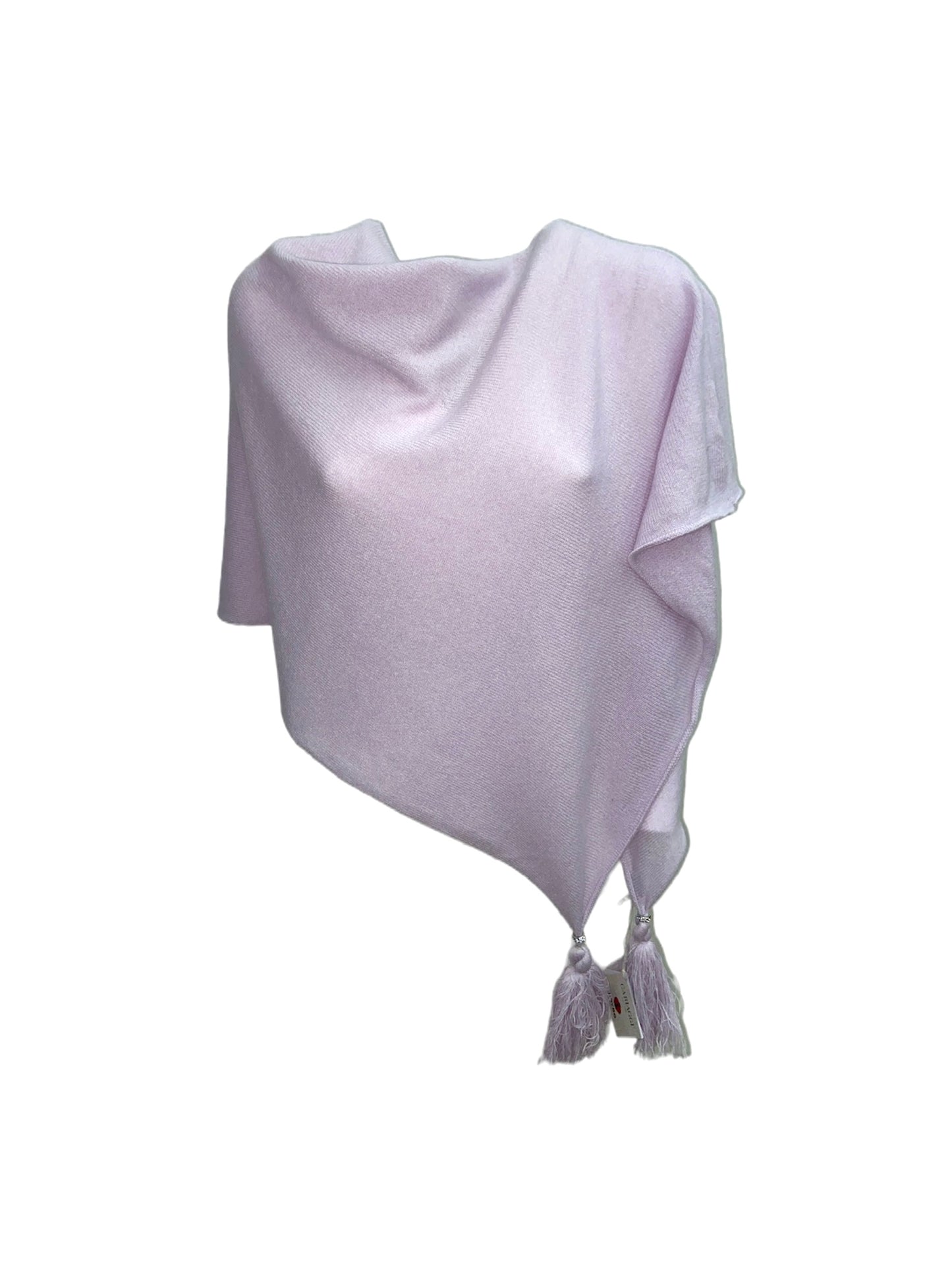 Poncho LDYBG 100% cashmere violetta