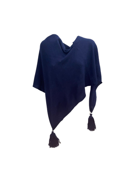Poncho LDYBG 100% cashmere notte